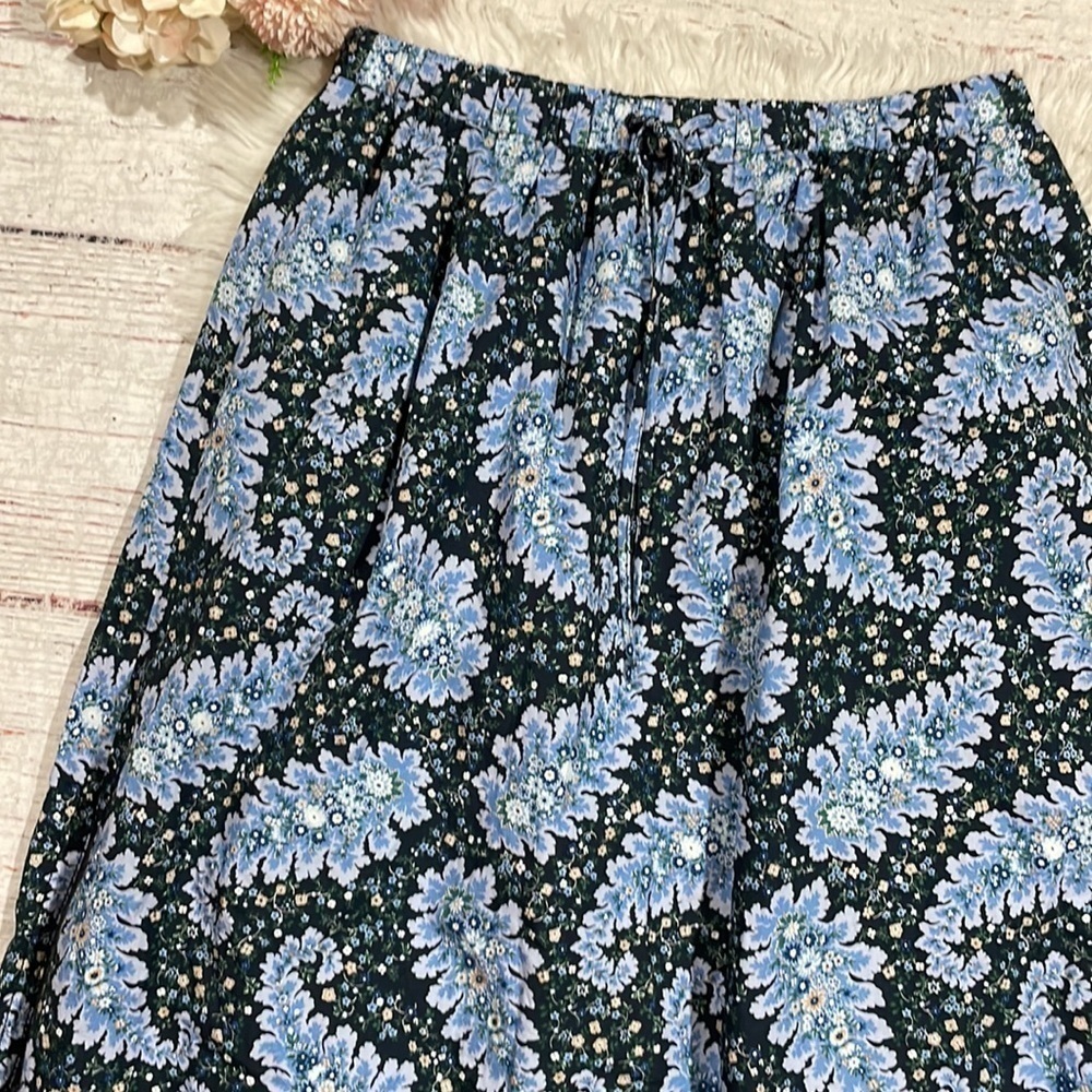 NWT J. Crew Collection Pull On Maxi Skirt In Ratti Pacific Paisley Print - Picture 9 of 12